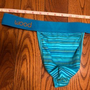 Men's Wood Thong - Cotton Stretch